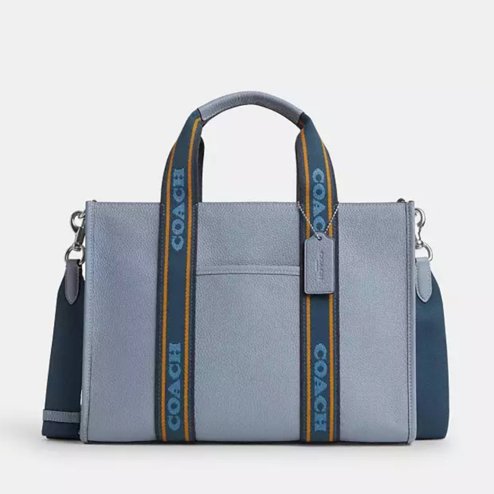 New! Best Seller! Smith Tote (Rare Blue🔵/Silver/Light Mist) *Only One!* - Picture 1 of 7